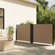 Vidaxl windscherm uittrekbaar 140x600 cm taupe
