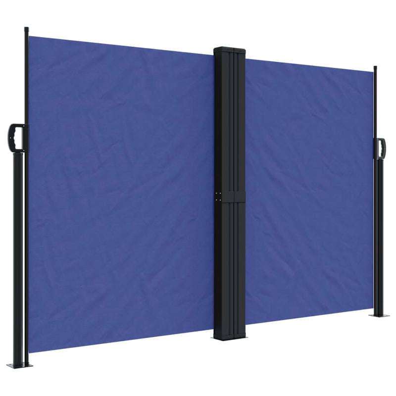 Load image into Gallery viewer, Vidaxl windscherm uittrekbaar 160x600 cm blauw
