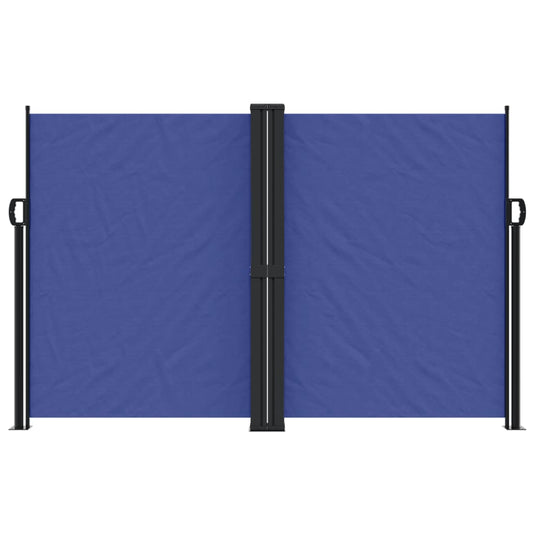 Vidaxl windscherm uittrekbaar 160x600 cm blauw