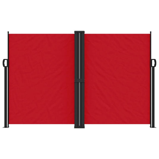 Vidaxl windscherm uittrekbaar 160x600 cm rood