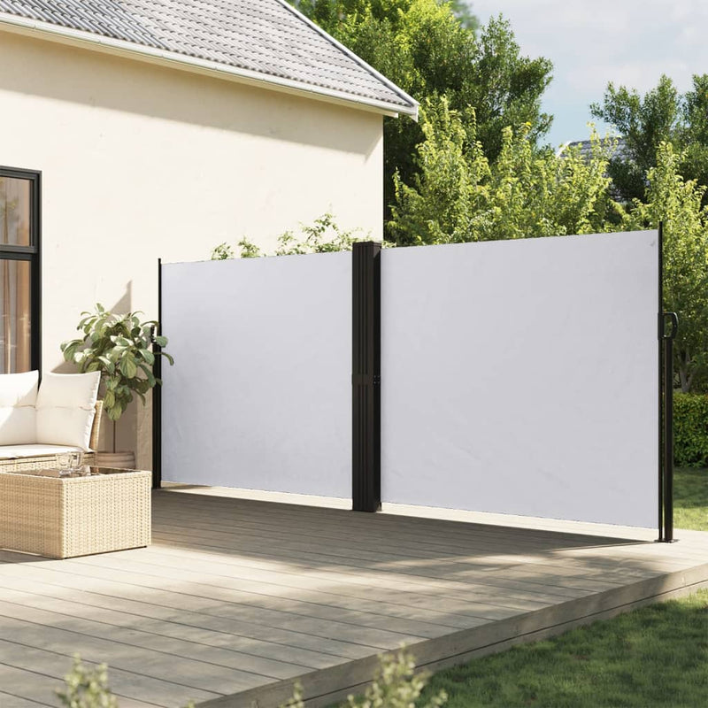 Load image into Gallery viewer, Vidaxl windscherm uittrekbaar 160x600 cm wit
