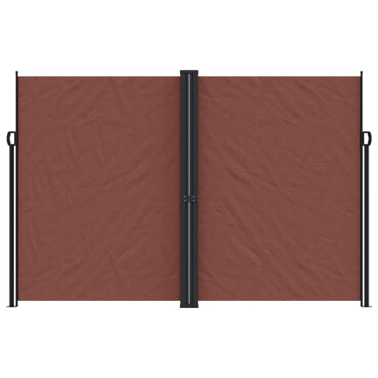 Vidaxl windscherm uittrekbaar 220x600 cm bruin
