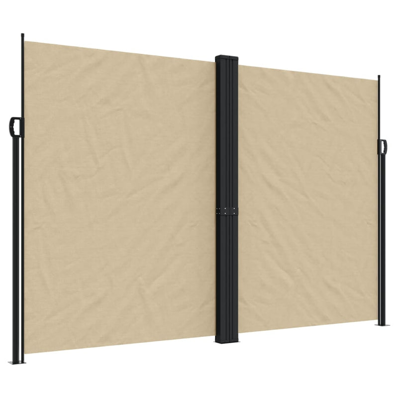 Load image into Gallery viewer, Vidaxl windscherm uittrekbaar 220x600 cm beige
