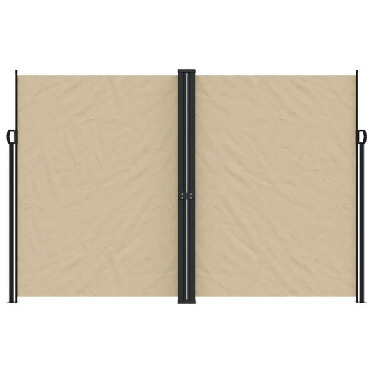 Vidaxl windscherm uittrekbaar 220x600 cm beige