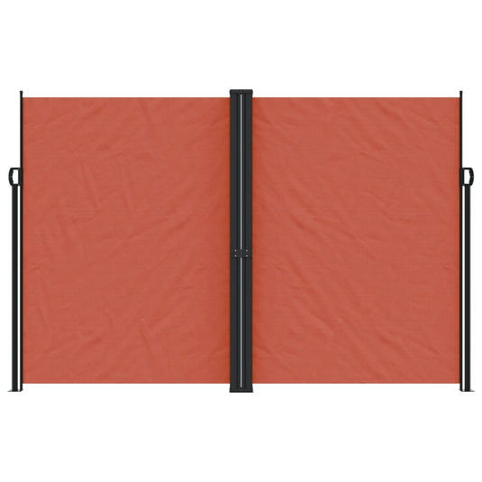 Vidaxl windscherm uittrekbaar 220x600 cm terracotta