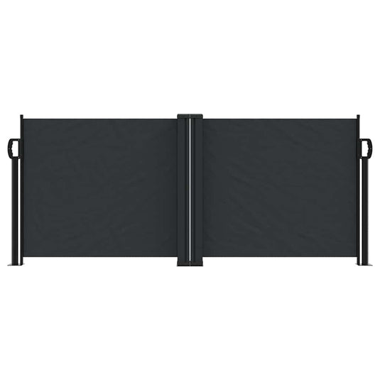 Vidaxl windscherm uittrekbaar 100x1000 cm zwart