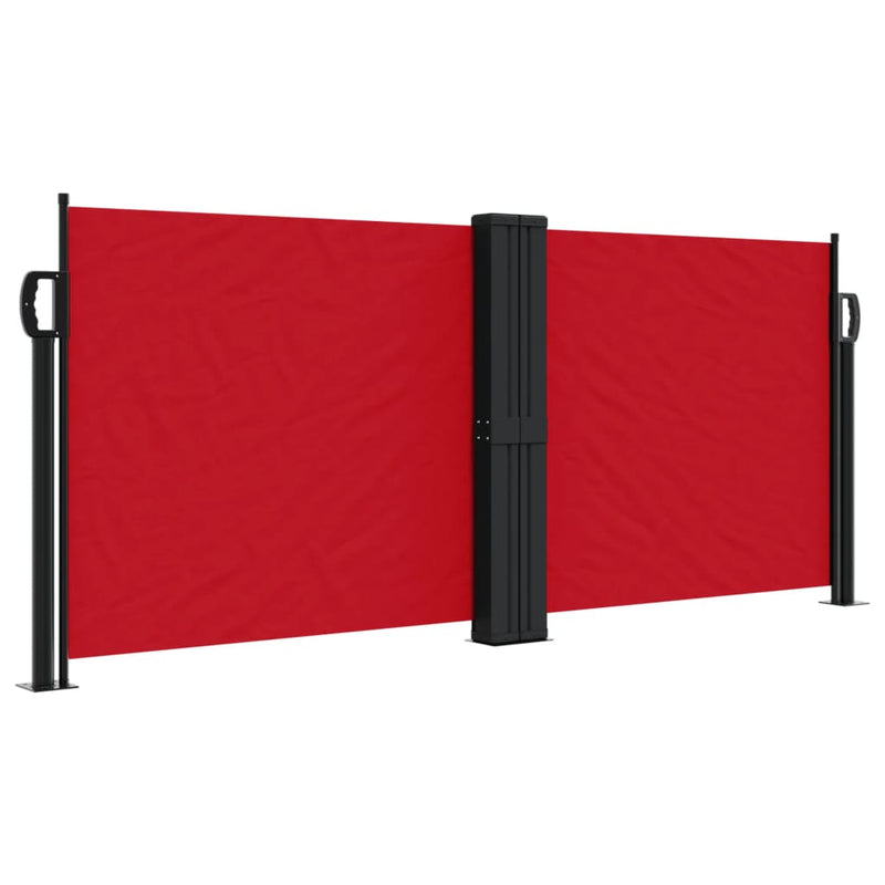 Load image into Gallery viewer, Vidaxl windscherm uittrekbaar 100x1000 cm rood
