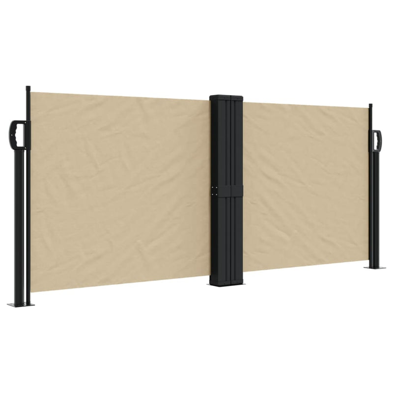 Load image into Gallery viewer, Vidaxl windscherm uittrekbaar 100x1000 cm beige
