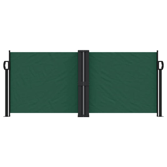 Vidaxl windscherm uittrekbaar 100x1000 cm donkergroen