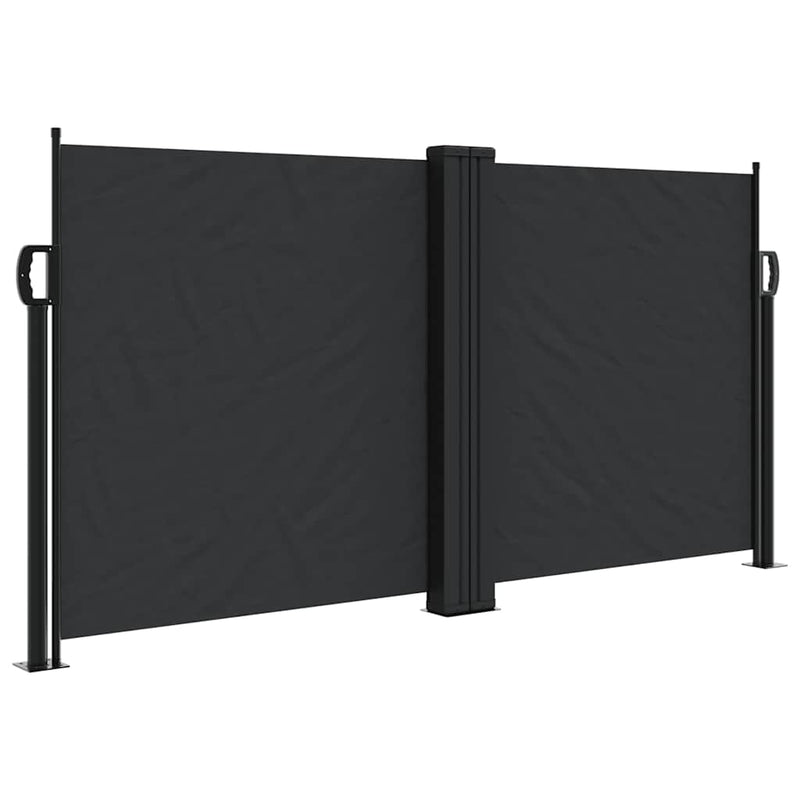 Load image into Gallery viewer, Vidaxl windscherm uittrekbaar 120x1000 cm zwart
