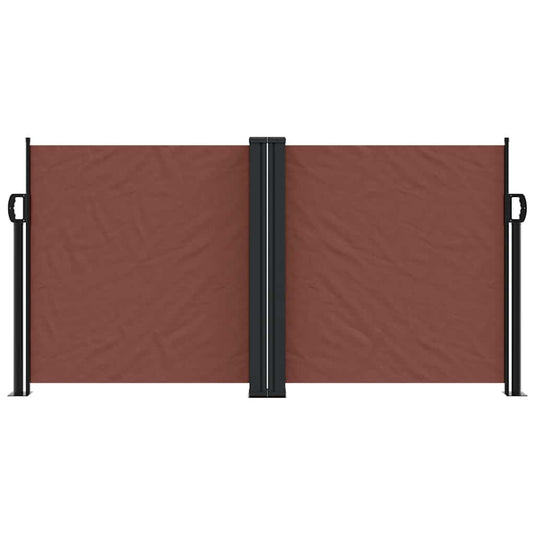 Vidaxl windscherm uittrekbaar 120x1000 cm bruin