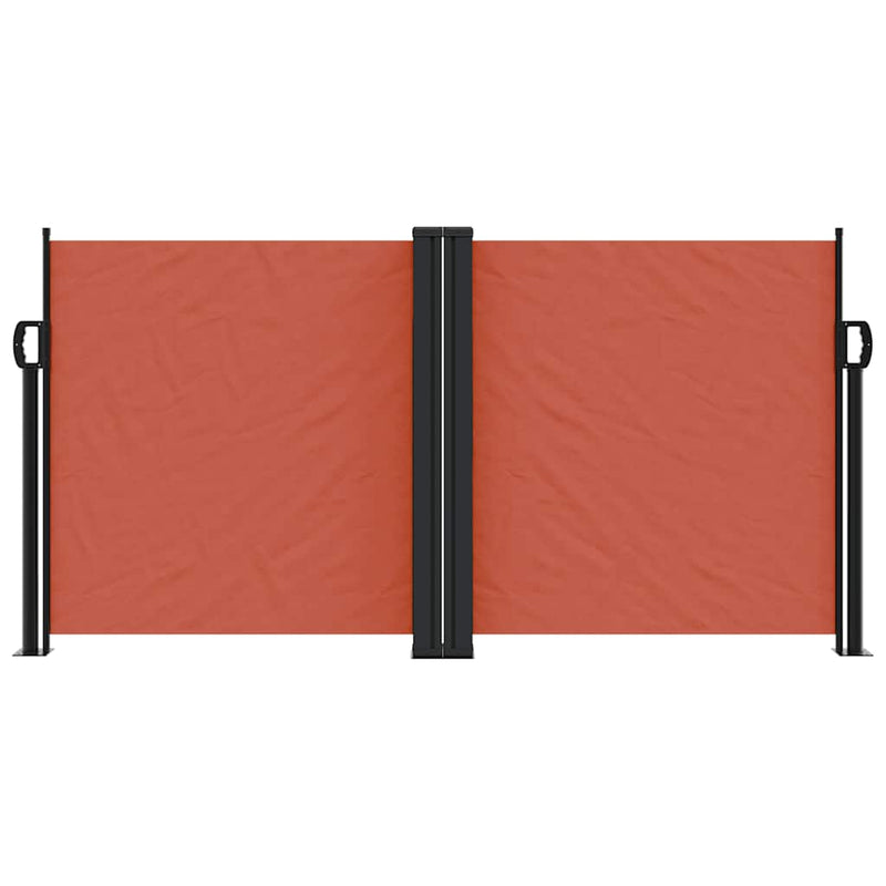 Load image into Gallery viewer, Vidaxl windscherm uittrekbaar 120x1000 cm terracottakleurig
