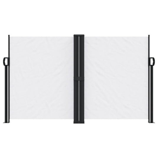 Vidaxl windscherm uittrekbaar 140x1000 cm wit