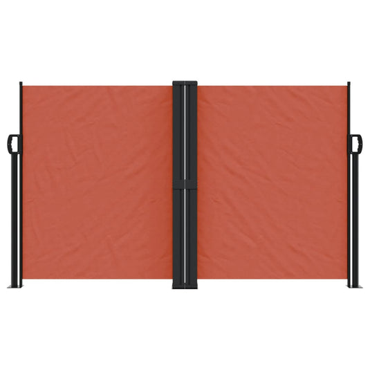 Vidaxl windscherm uittrekbaar 140x1000 cm terracottakleurig