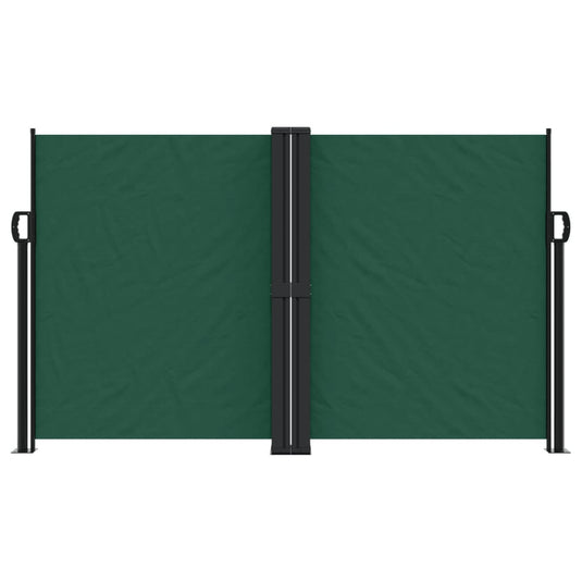Vidaxl windscherm uittrekbaar 140x1000 cm donkergroen