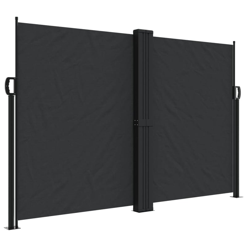 Load image into Gallery viewer, Vidaxl windscherm uittrekbaar 160x1000 cm zwart
