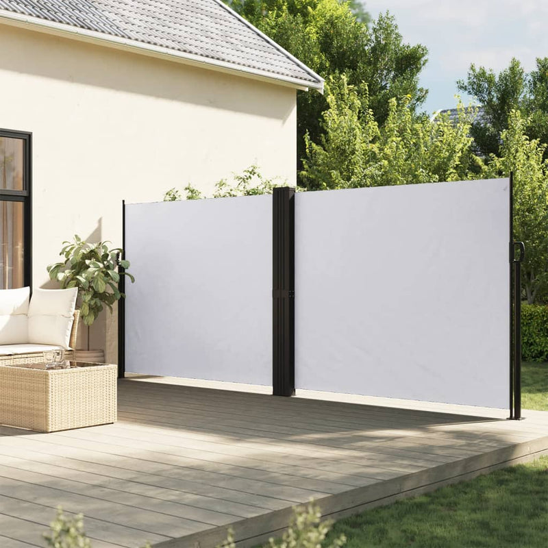 Load image into Gallery viewer, Vidaxl windscherm uittrekbaar 160x1000 cm wit
