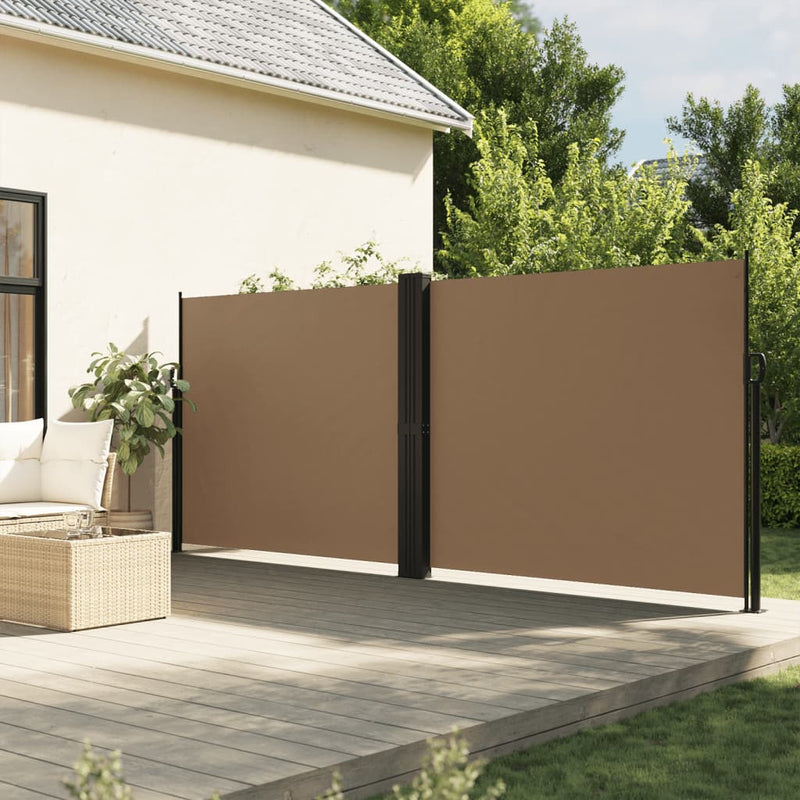 ギャラリービューアに画像をロードする, Vidaxl windscherm uittrekbaar 160x1000 cm taupe
