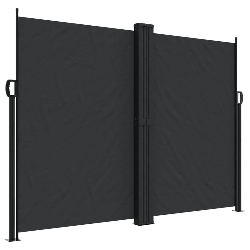 Load image into Gallery viewer, Vidaxl windscherm uittrekbaar 180x1000 cm zwart
