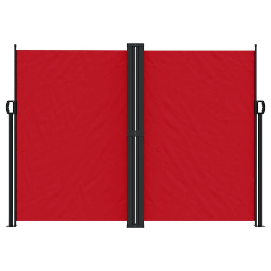Vidaxl windscherm uittrekbaar 180x1000 cm rood