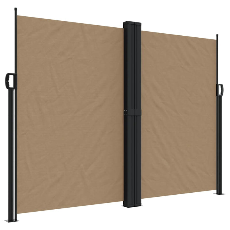 Load image into Gallery viewer, Vidaxl windscherm uittrekbaar 180x1000 cm taupe
