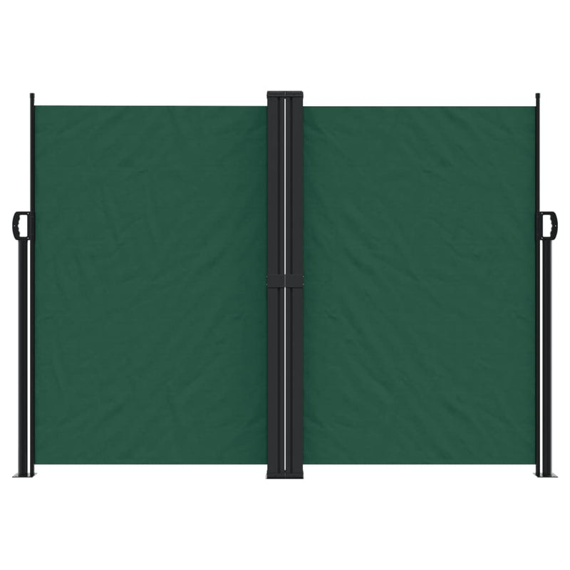 Load image into Gallery viewer, Vidaxl windscherm uittrekbaar 180x1000 cm donkergroen
