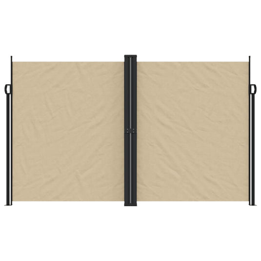 Vidaxl windscherm uittrekbaar 200x1000 cm beige