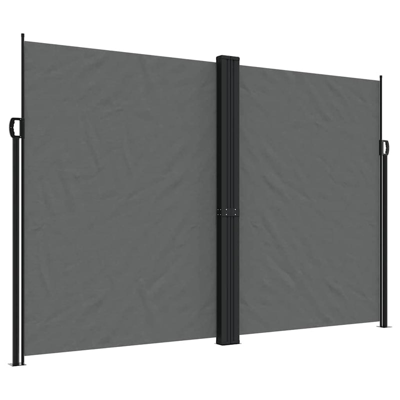 Load image into Gallery viewer, Vidaxl windscherm uittrekbaar 220x1000 cm antracietkleurig
