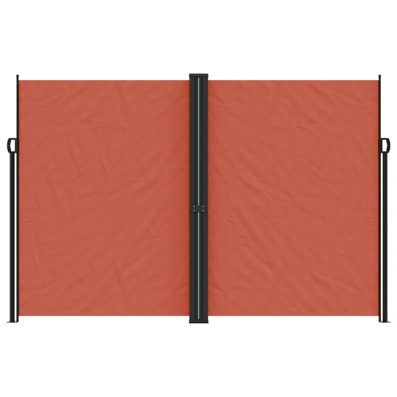 Load image into Gallery viewer, Vidaxl windscherm uittrekbaar 220x1000 cm terracottakleurig
