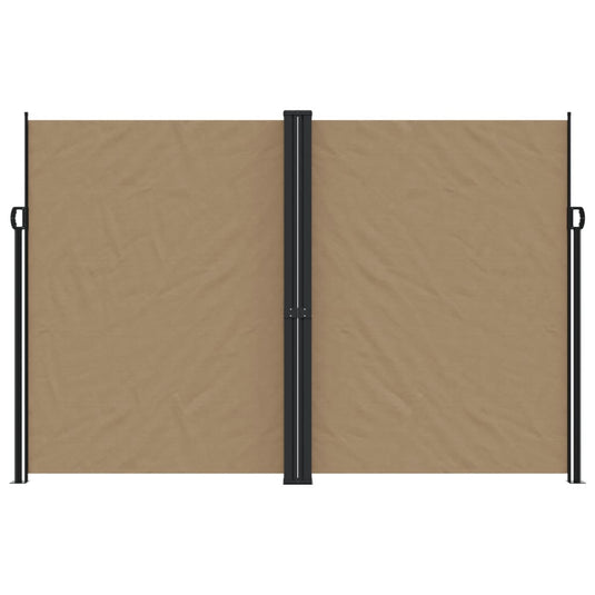 Vidaxl windscherm uittrekbaar 220x1000 cm taupe