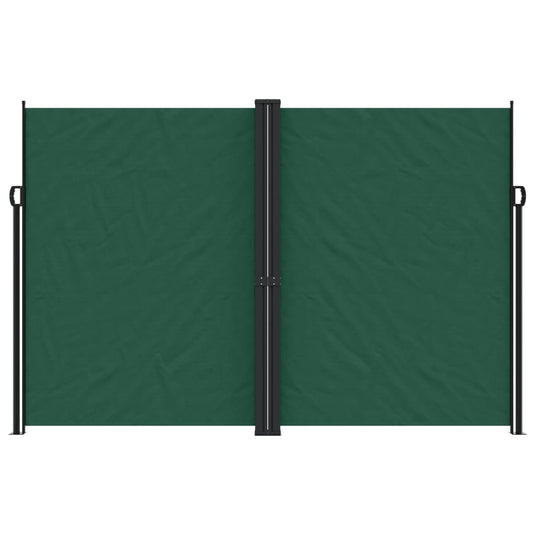Vidaxl windscherm uittrekbaar 220x1000 cm donkergroen