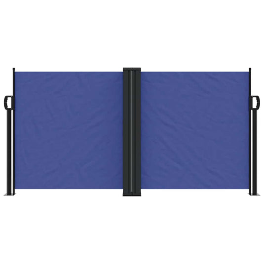 Vidaxl windscherm uittrekbaar 120x1200 cm blauw