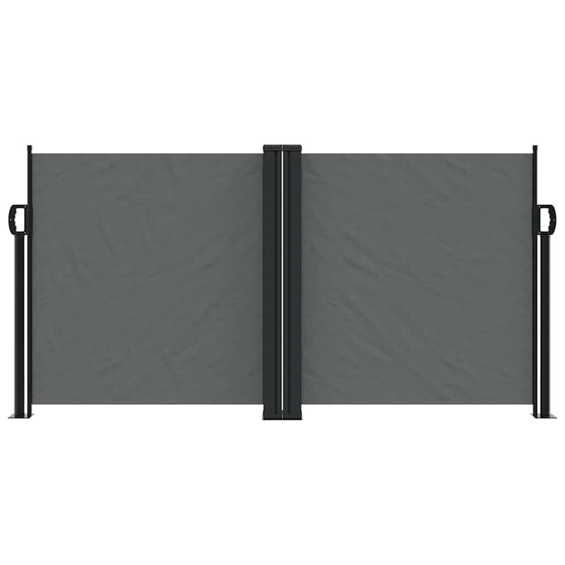 Load image into Gallery viewer, Vidaxl windscherm uittrekbaar 120x1200 cm antracietkleurig
