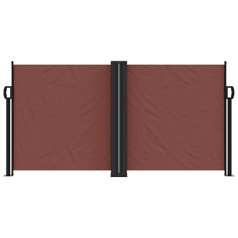 Load image into Gallery viewer, Vidaxl windscherm uittrekbaar 120x1200 cm bruin
