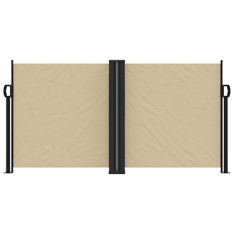 Load image into Gallery viewer, Vidaxl windscherm uittrekbaar 120x1200 cm beige
