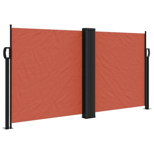 Vidaxl windscherm uittrekbaar 120x1200 cm terracottakleurig