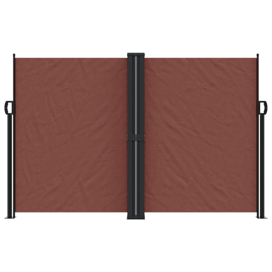 Vidaxl windscherm uittrekbaar 160x1200 cm bruin