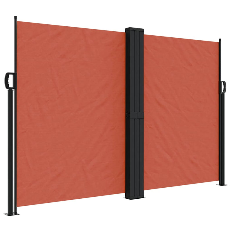 Load image into Gallery viewer, Vidaxl windscherm uittrekbaar 160x1200 cm terracottakleurig
