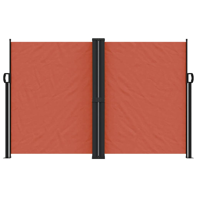 Load image into Gallery viewer, Vidaxl windscherm uittrekbaar 160x1200 cm terracottakleurig
