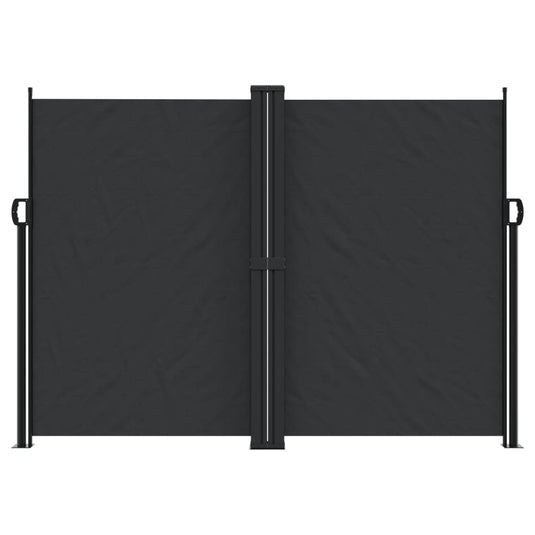 Vidaxl windscherm uittrekbaar 180x1200 cm zwart