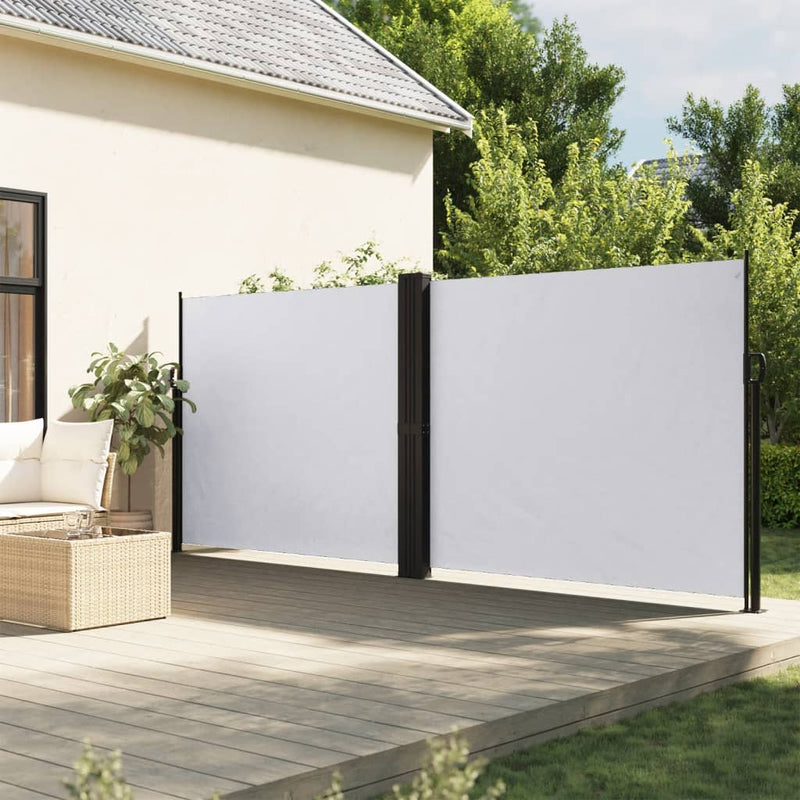 Load image into Gallery viewer, Vidaxl windscherm uittrekbaar 180x1200 cm wit
