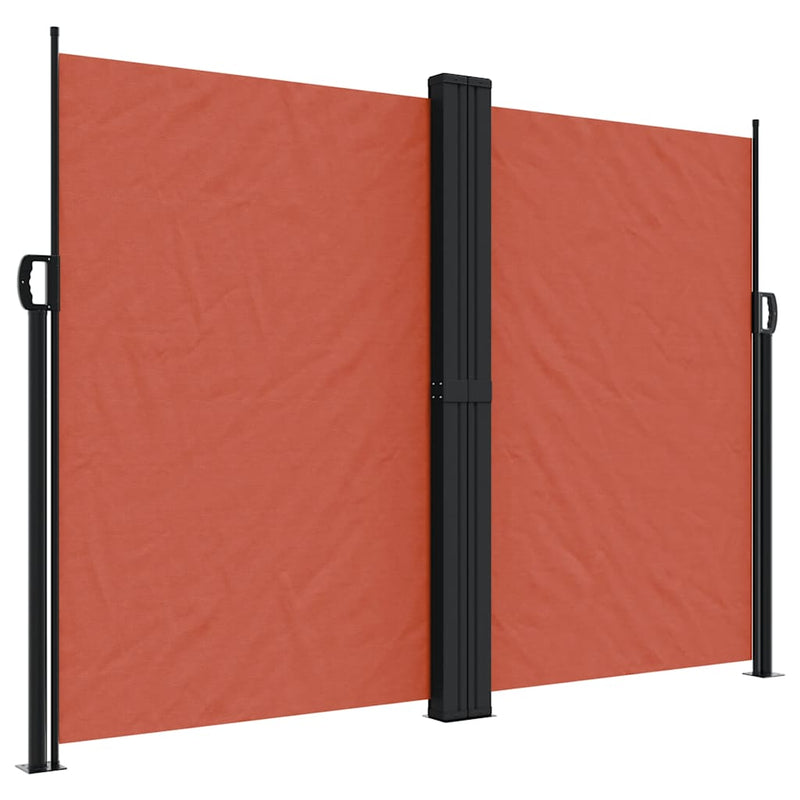 Load image into Gallery viewer, Vidaxl windscherm uittrekbaar 180x1200 cm terracottakleurig
