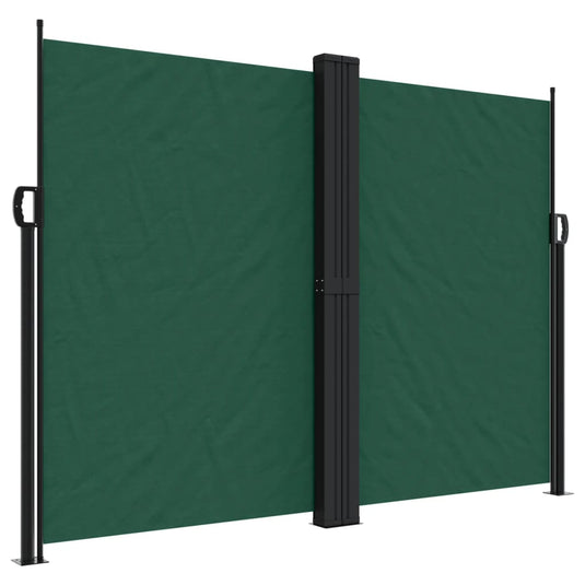 Vidaxl windscherm uittrekbaar 180x1200 cm donkergroen
