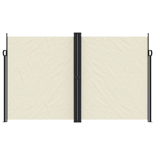 Vidaxl tuinscherm uittrekbaar 200x1200 cm crèmekleurig