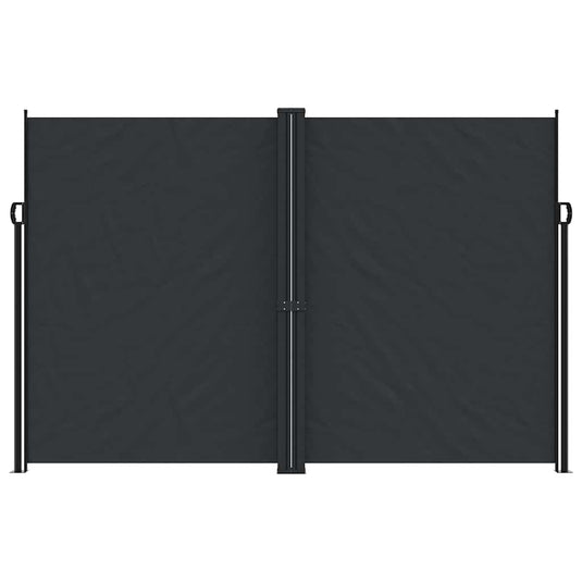 Vidaxl tuinscherm uittrekbaar 220x1200 cm zwart
