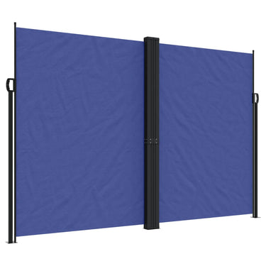 Vidaxl tuinscherm uittrekbaar 220x1200 cm blauw