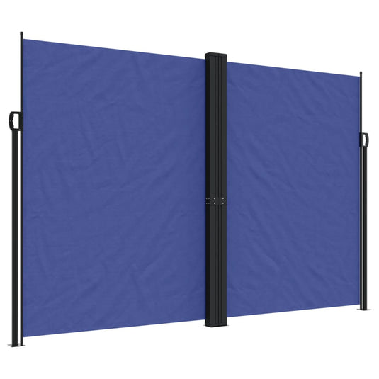 Vidaxl tuinscherm uittrekbaar 220x1200 cm blauw