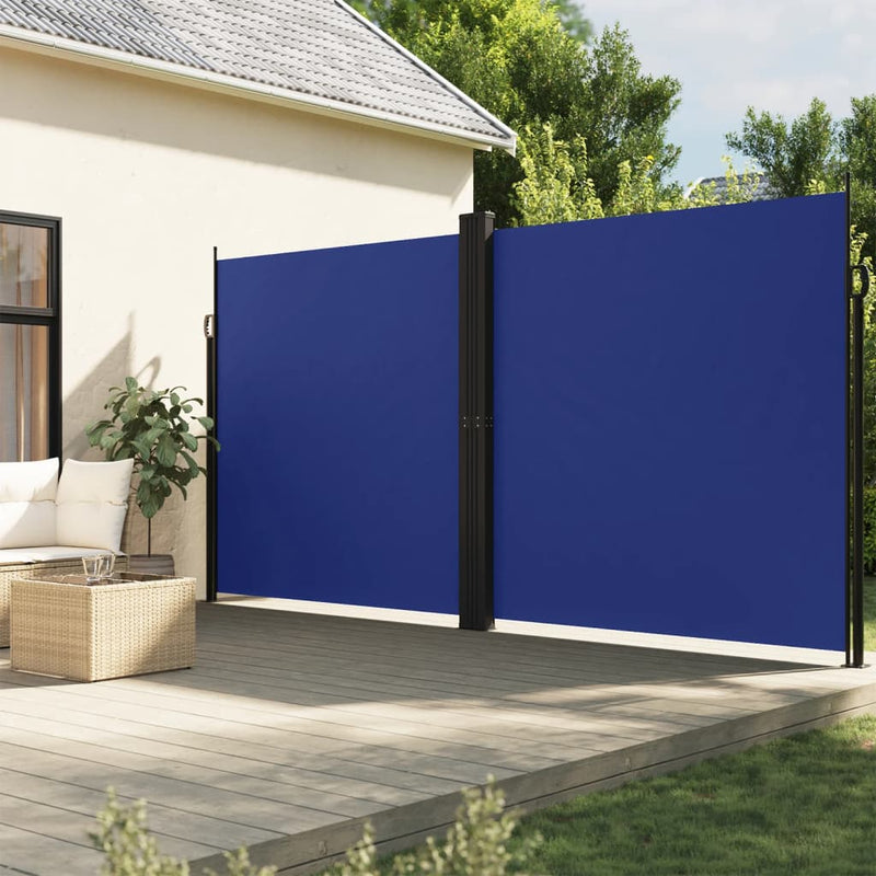 Load image into Gallery viewer, Vidaxl tuinscherm uittrekbaar 220x1200 cm blauw
