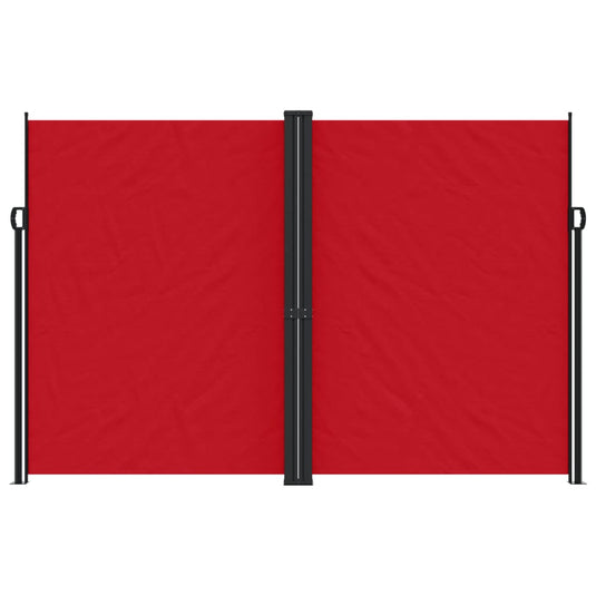 Vidaxl tuinscherm uittrekbaar 220x1200 cm rood