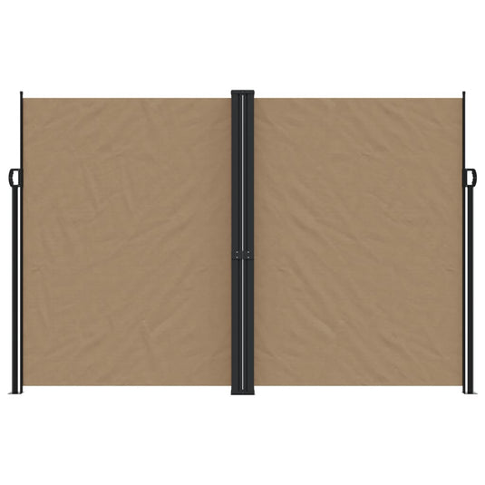 Vidaxl windscherm uittrekbaar 220x1200 cm taupe